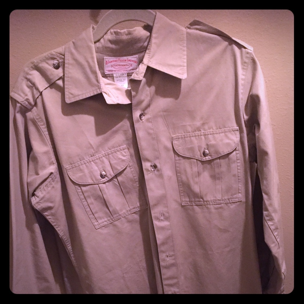 Filson khaki long sleeve